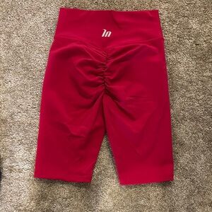 Muscle Nation scrunch bottom bike shorts.
